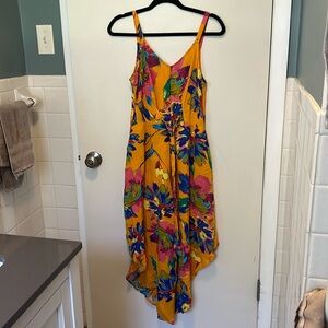 Yellow/colorful romper!